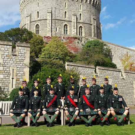 THE PIPES AND DRUMS OF LORNE SCOTS